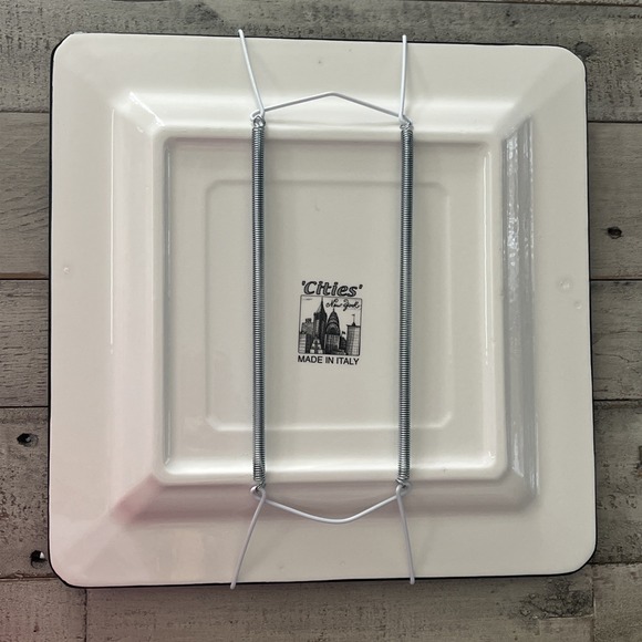 Brunelli‎ Cities Series New York 10" Plate Made In Italy - Picture 3 of 11